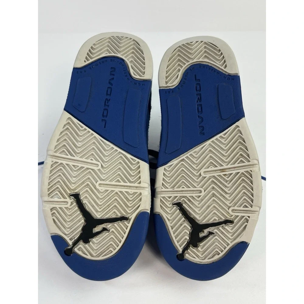 Nike Air Jordan Retro V 5 Size 9C Blue Suede Toddler Sneakers 440890-401